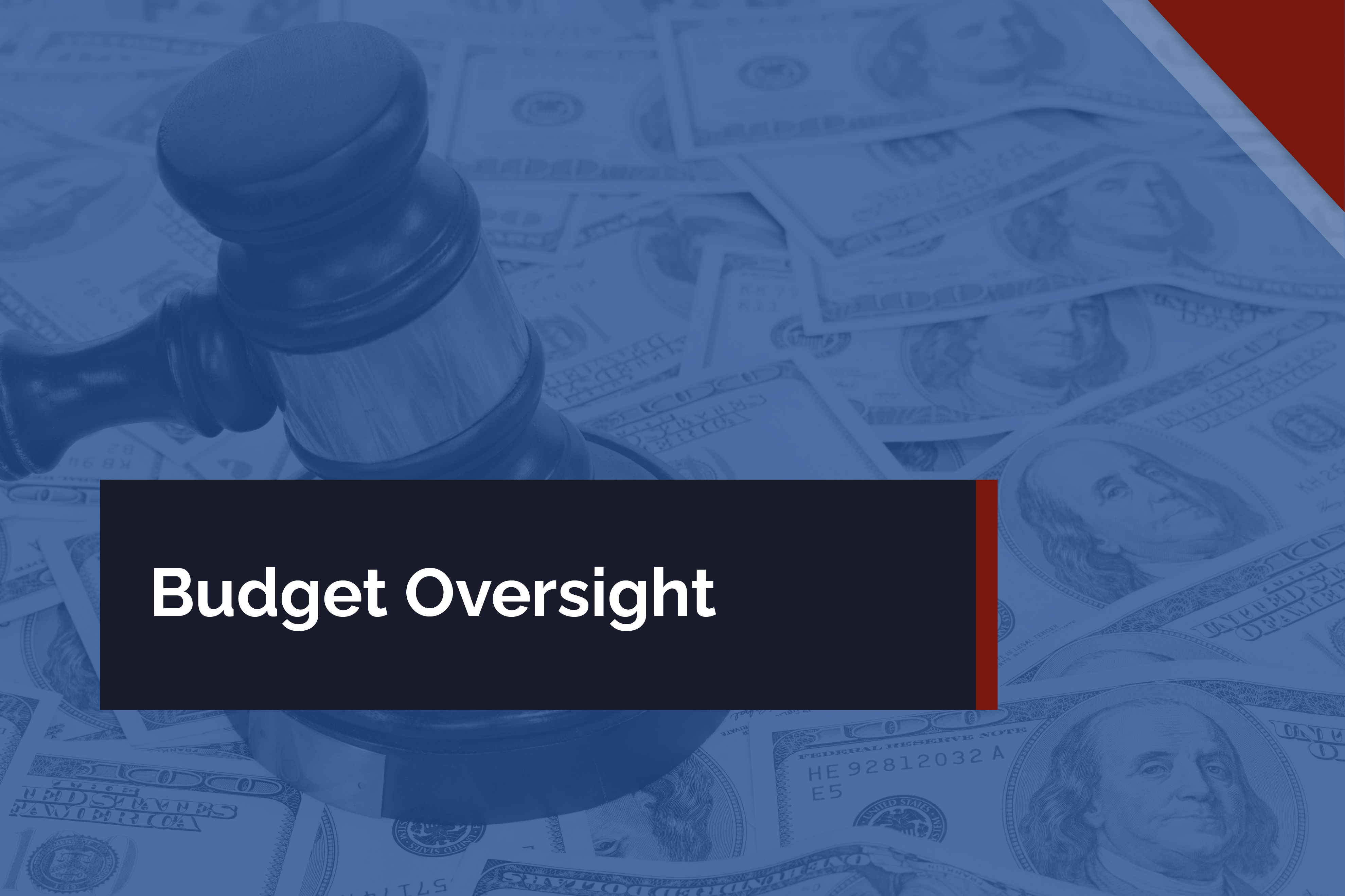 Budgeting as a Tool for Oversight HDP102