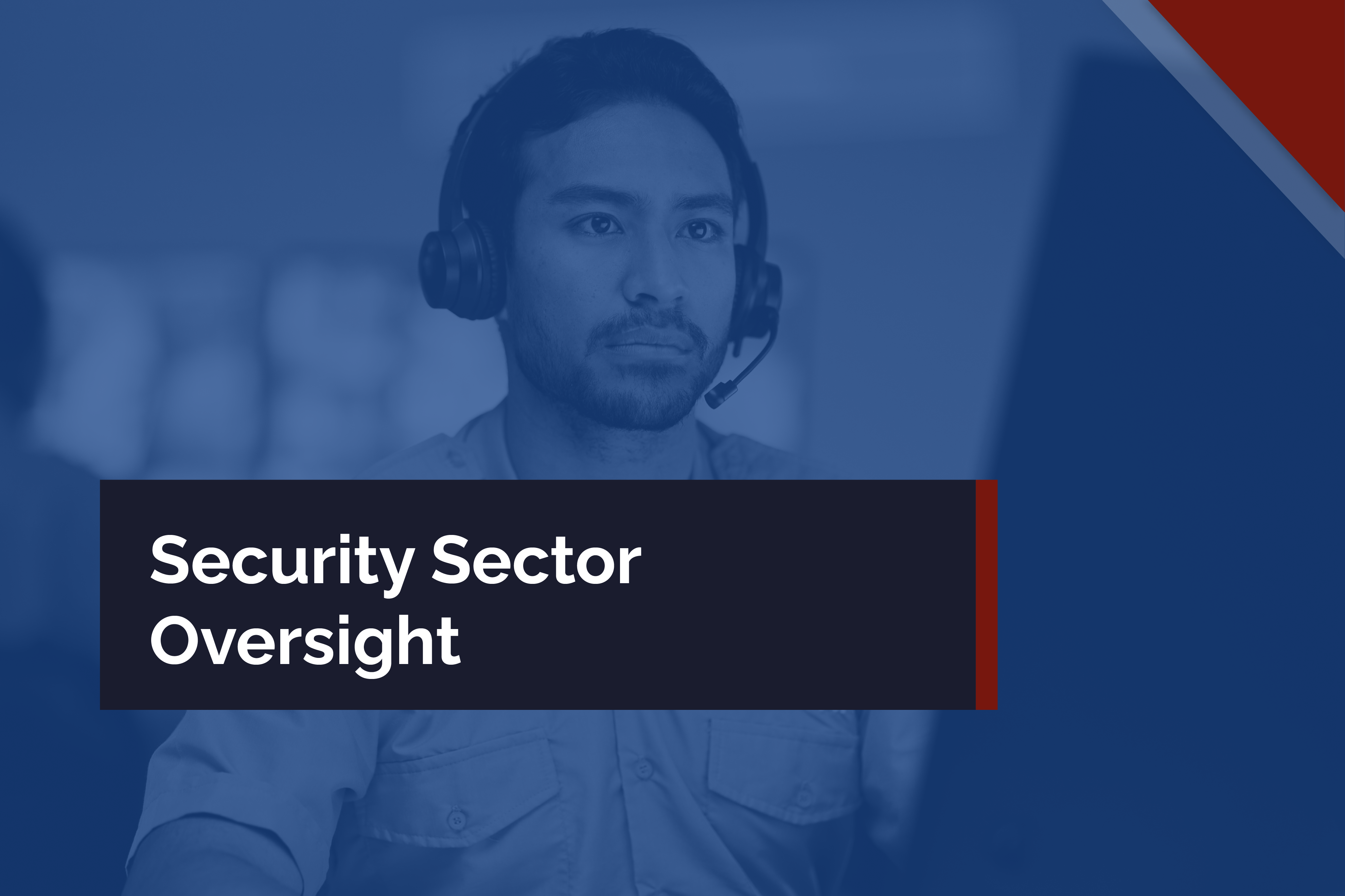 Security Sector Oversight HDP104